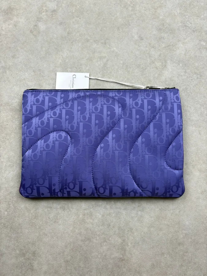 2022 Dior ERL Purple Monogram Pouch Bag qyfBZvt 6