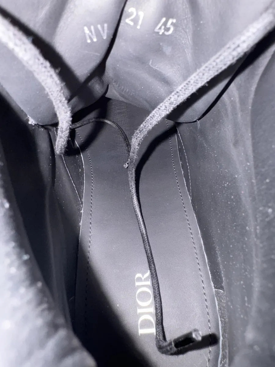 Dior Explorer Jacquard Black Leather Mountain Boots fXtXQDJ 8