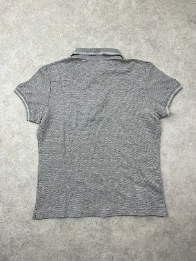 2000s Dior Homme Grey Classic Textured Polo JhCCSae 4