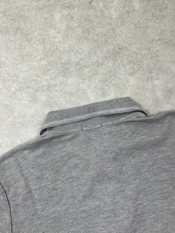 2000s Dior Homme Grey Classic Textured Polo JhCCSae 5