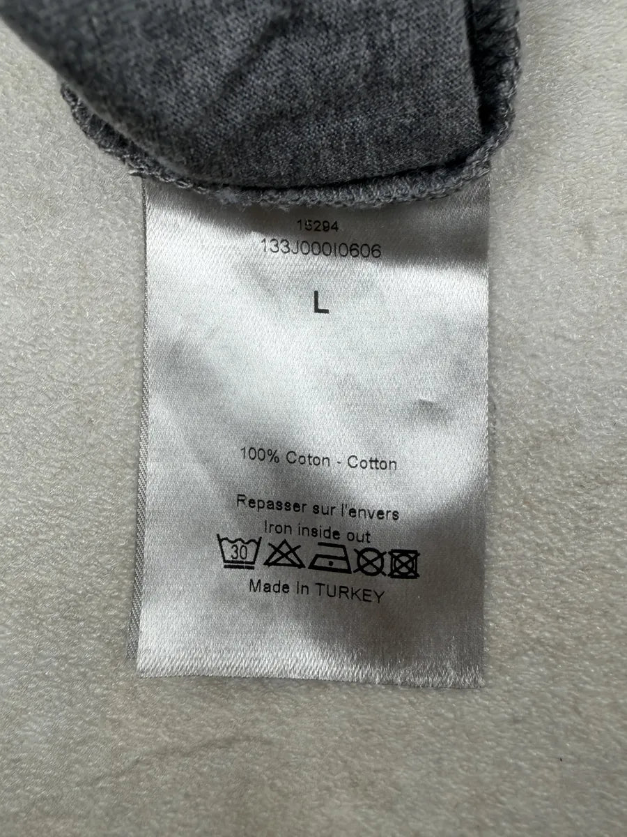 2010s Dior Grey Abstract Scribble T-Shirt by Kris Van Assche NNOmgVf 7