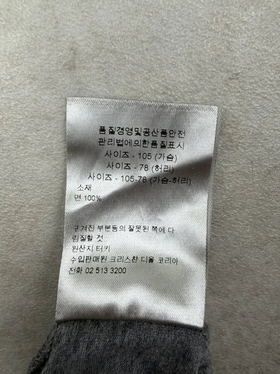 2010s Dior Grey Abstract Scribble T-Shirt by Kris Van Assche NNOmgVf 8