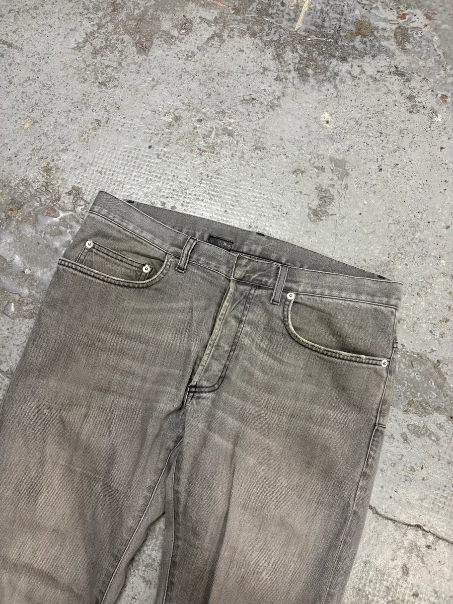 2010s Dior Grey Denim Slim Jeans by Kris Van Assche eVkCYdb 4