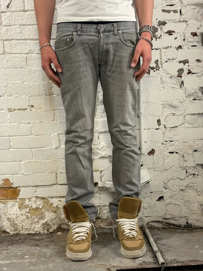 2010s Dior Grey Denim Slim Jeans by Kris Van Assche eVkCYdb 1