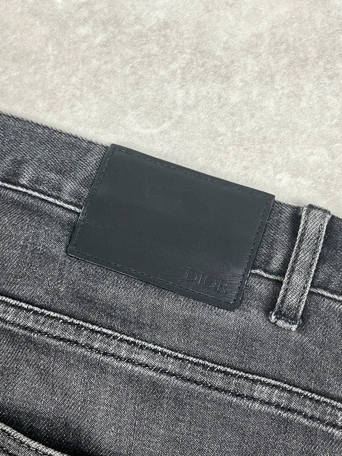 Dior Dark Grey Slim Denim Jeans  Qhneiqg 7