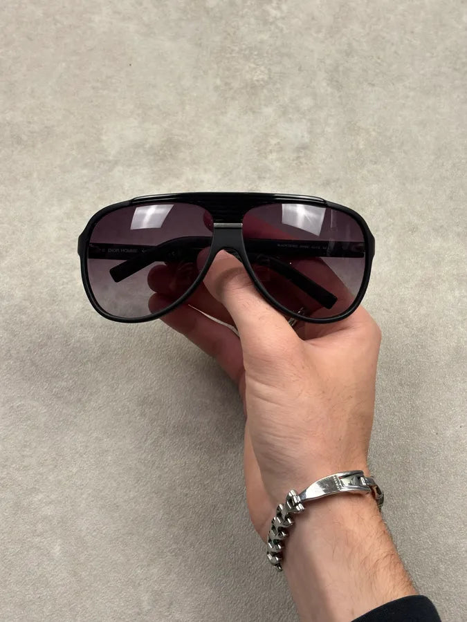 Dior Homme Black Acetate Aviator Sunglasses prNmdYE 0