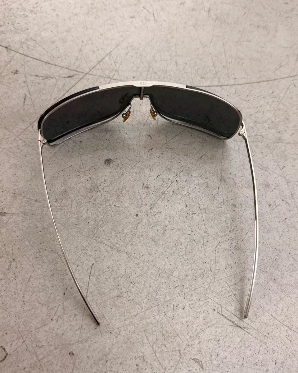  Dior Homme Black Metal Rectangular Sunglasses omDTMyl 10