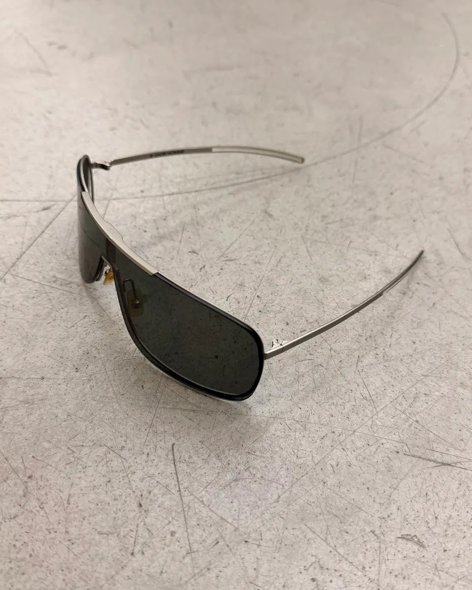  Dior Homme Black Metal Rectangular Sunglasses omDTMyl 2