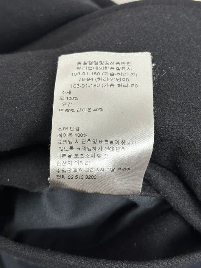 2010s Dior Homme Black Wool Toggle Duffle Coat by Kris Van Assche dKfRLfB 11