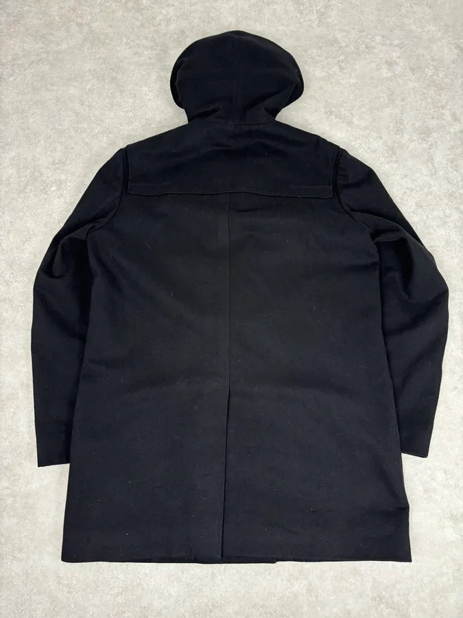 2010s Dior Homme Black Wool Toggle Duffle Coat by Kris Van Assche dKfRLfB 4
