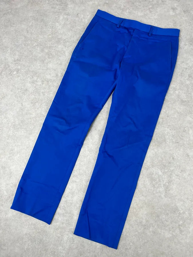 Dior Homme Blue Classy Tailored Pants by Kris Van Assche kxTcDFC 4