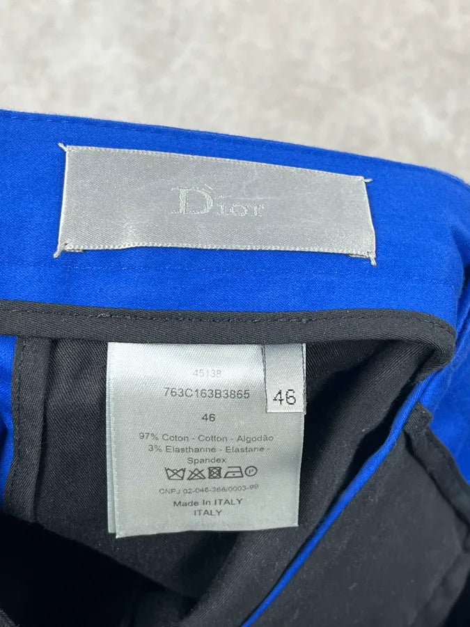 Dior Homme Blue Classy Tailored Pants by Kris Van Assche kxTcDFC 11
