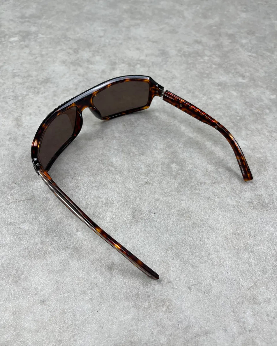 Dior Homme Brown Metal Tie Sunglasses uxmoZld 5