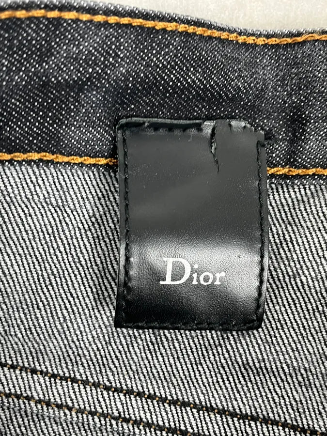 2000s Dior Navy Faded Straight Denim Jeans MEPraXA 11