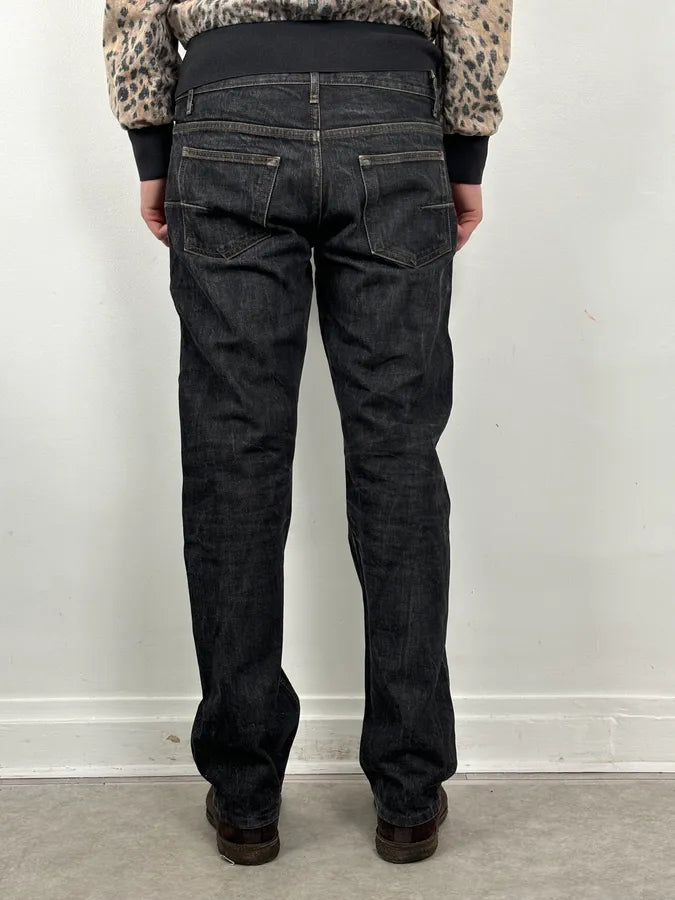 2000s Dior Navy Faded Straight Denim Jeans MEPraXA 4
