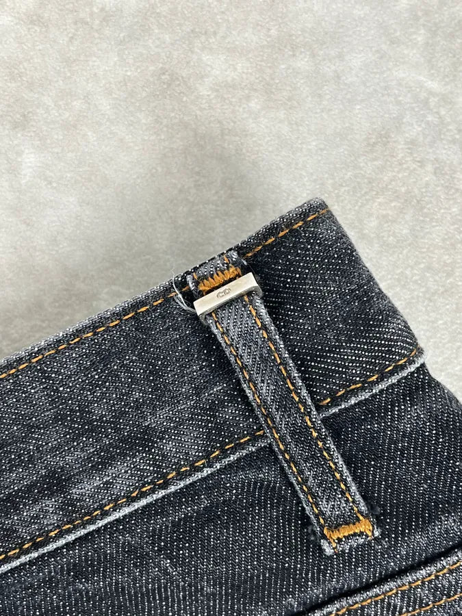 2000s Dior Navy Faded Straight Denim Jeans MEPraXA 8