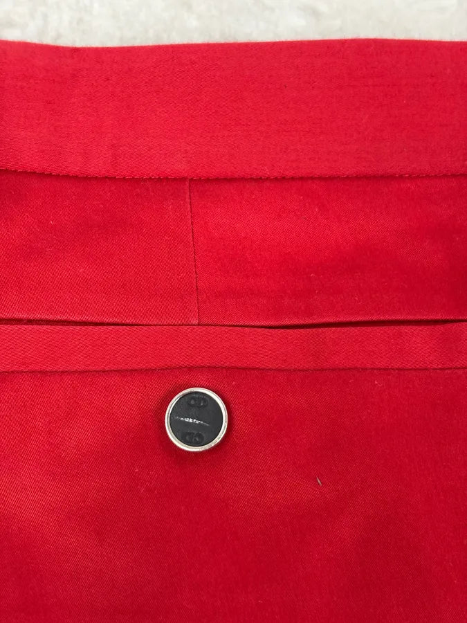 Dior Homme Red Classy Tailored Pants by Kris Van Assche IMzelVv 8