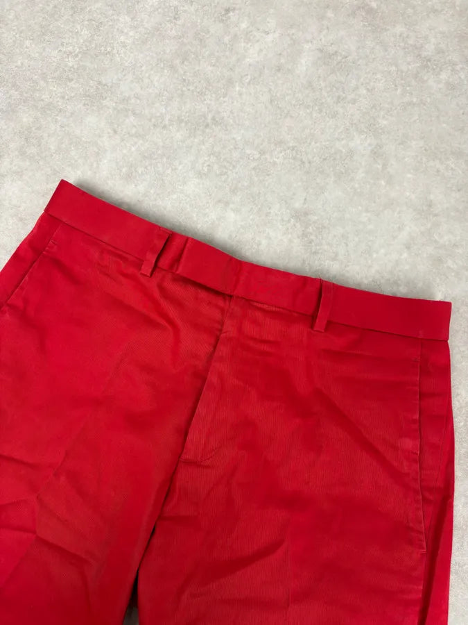 Dior Homme Red Classy Tailored Pants by Kris Van Assche IMzelVv 4