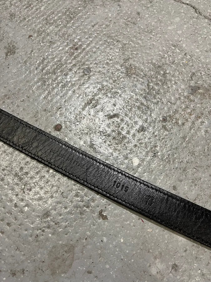 Dior Homme Red Leather Belt (OS) XOcIxoz 9