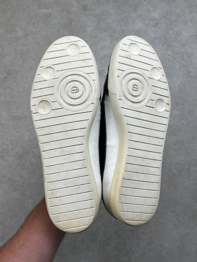 Dior Homme Shark Black Leather Low Sneakers SMThvAe 6