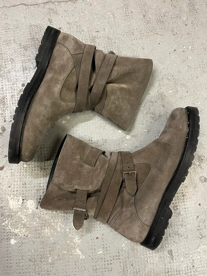 Dior Laces Suede Leather Tern Ankle Boots DJAqFQP 6