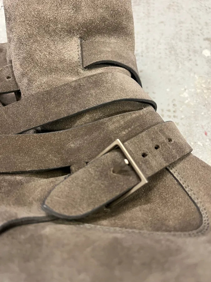 Dior Laces Suede Leather Tern Ankle Boots DJAqFQP 7