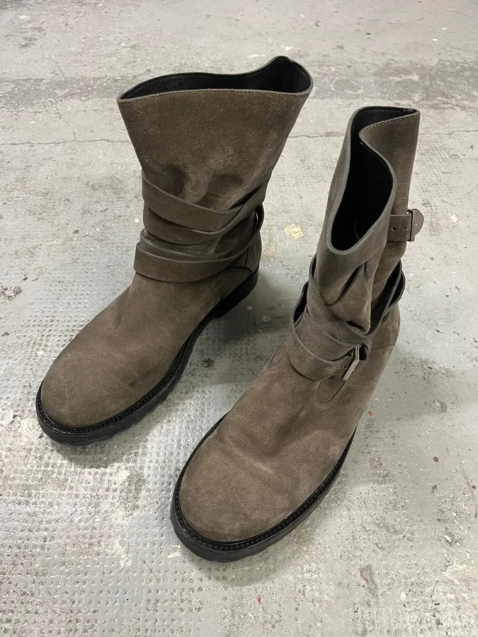 Dior Laces Suede Leather Tern Ankle Boots DJAqFQP 3