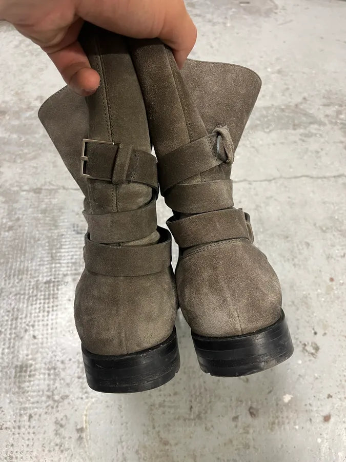 Dior Laces Suede Leather Tern Ankle Boots DJAqFQP 8