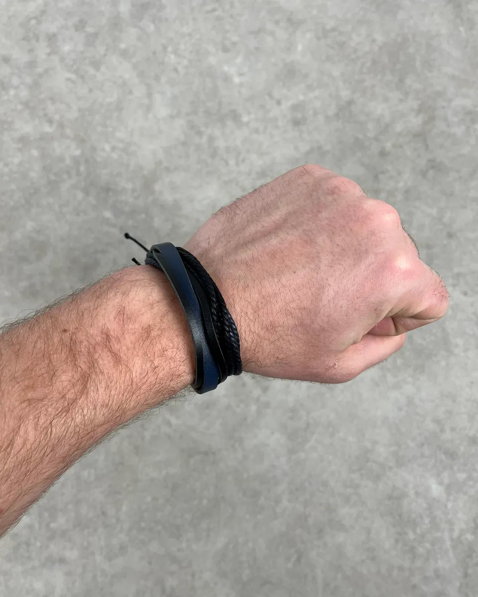 Dior Multi Laced Navy Bracelet vPvPMvr 0