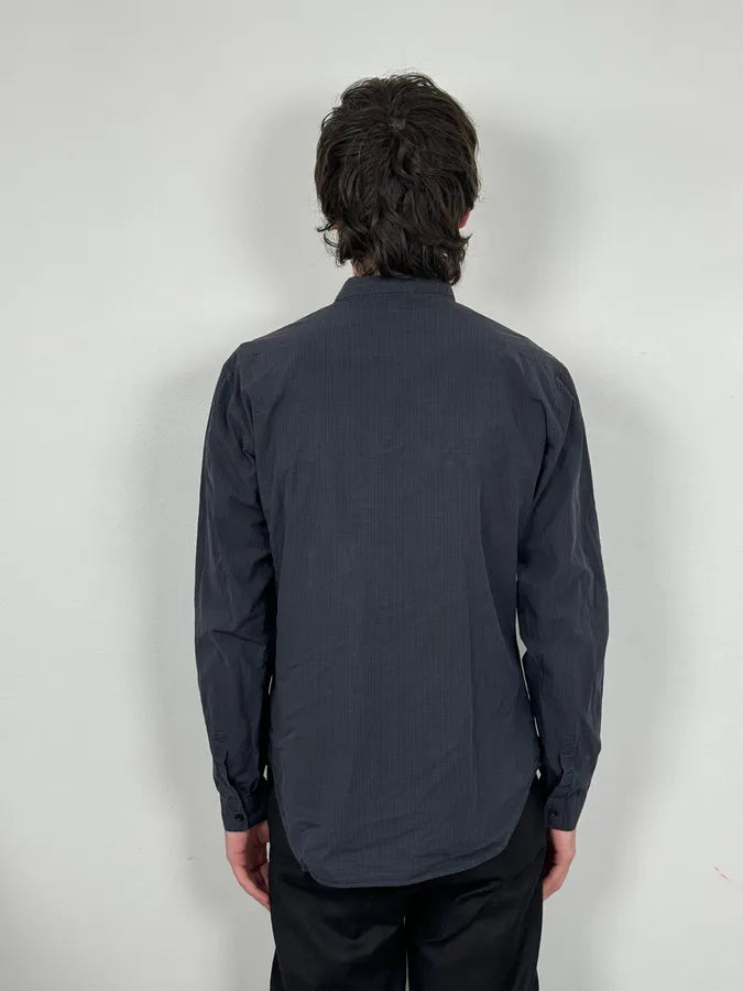 AW2012 Dior Navy & Grey Checkered Classy Shirt mHQKHYu 2