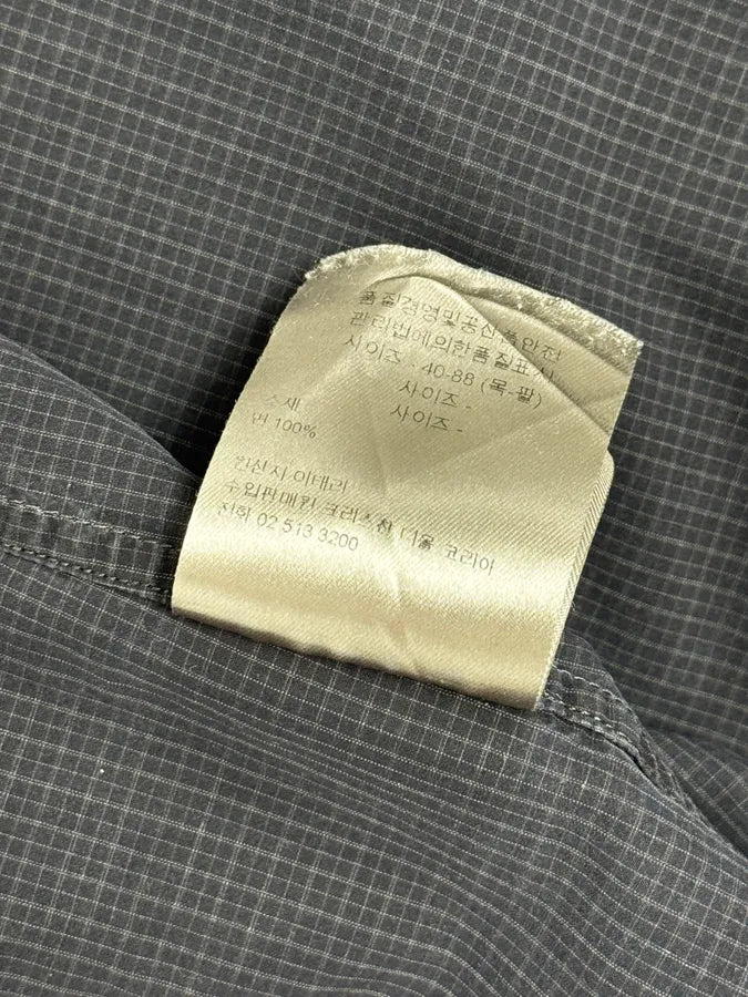 AW2012 Dior Navy & Grey Checkered Classy Shirt mHQKHYu 10