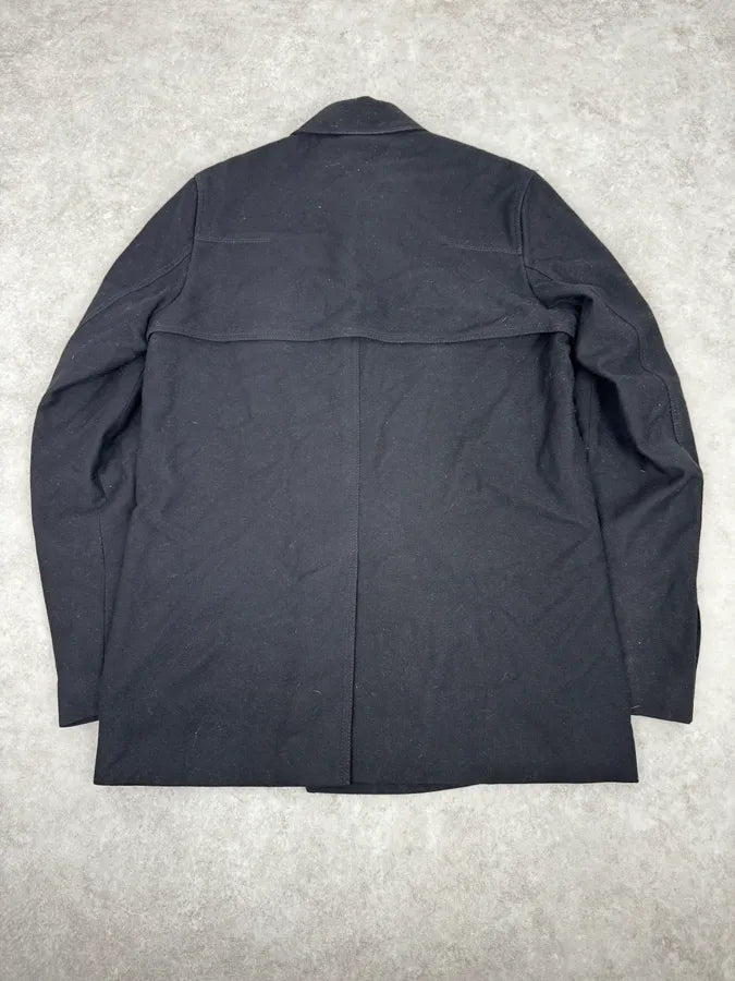Dior Black Buttoned Wool Caban Jacket hgpcugj 3
