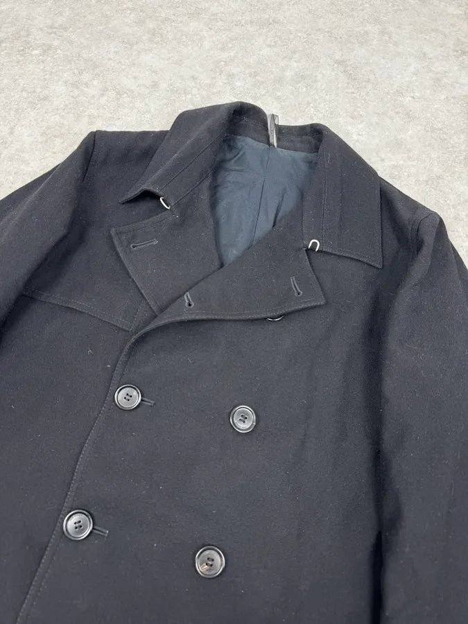 Dior Black Buttoned Wool Caban Jacket hgpcugj 4