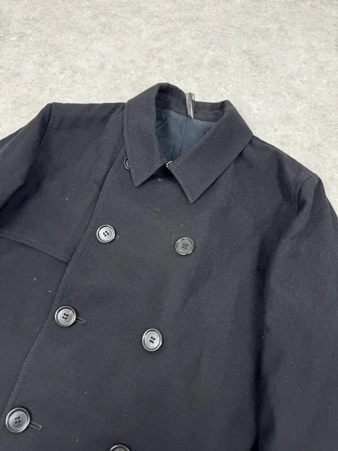 Dior Black Buttoned Wool Caban Jacket hgpcugj 5