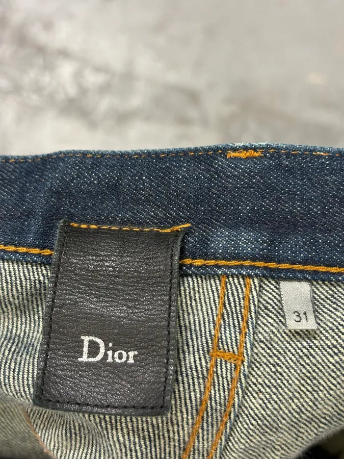 2010s Dior Navy Slim Denim Jeans by Kris Van Assche XjaKgQs 9