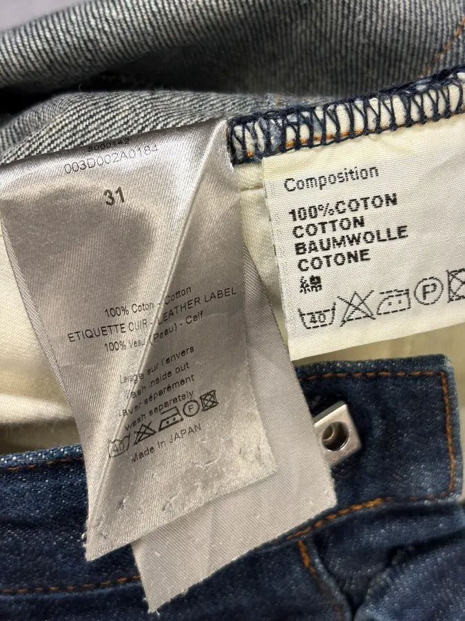 2010s Dior Navy Slim Denim Jeans by Kris Van Assche XjaKgQs 10
