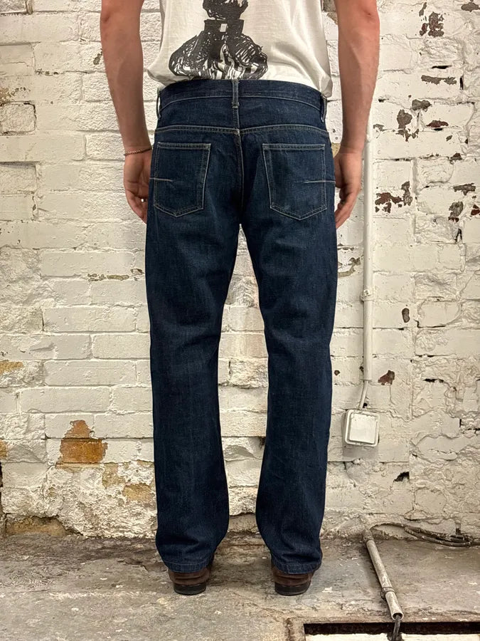 2010s Dior Navy Denim Straight Leg Jeans NwCNemx 4