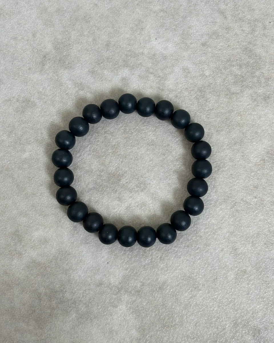 Dior Parfum Black Beaded Bracelet cDMfgIl 0