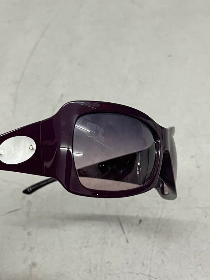 2000s Christian Dior Purple Sunglasses iIjhJPX 8