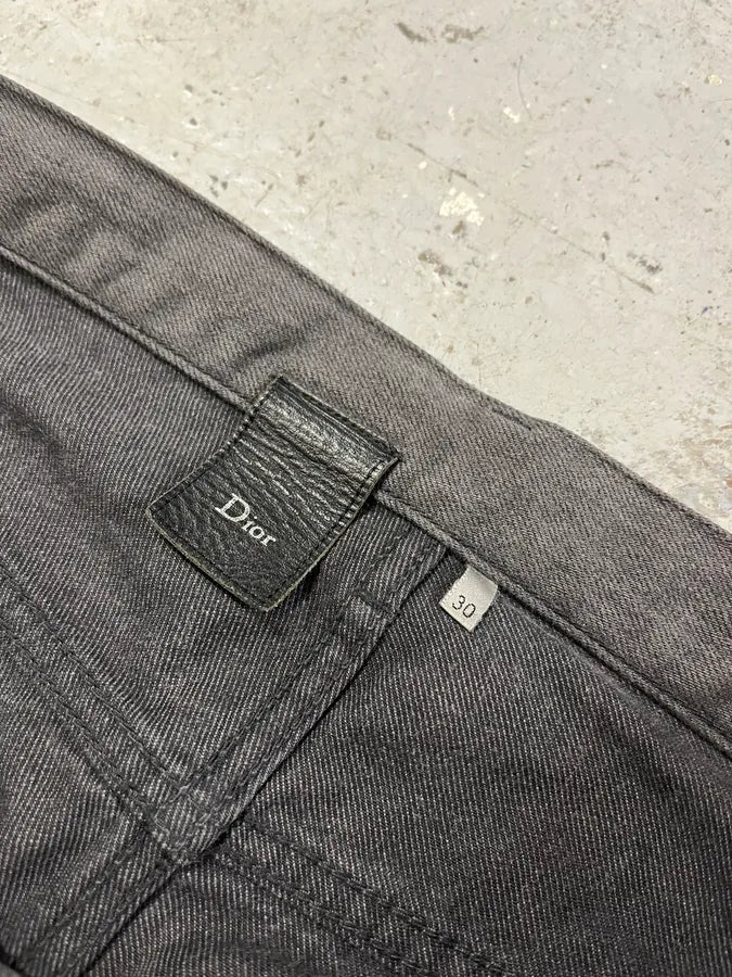Dior Raw Grey Slim Jeans by Kris Van Assche BDvzLIz 10
