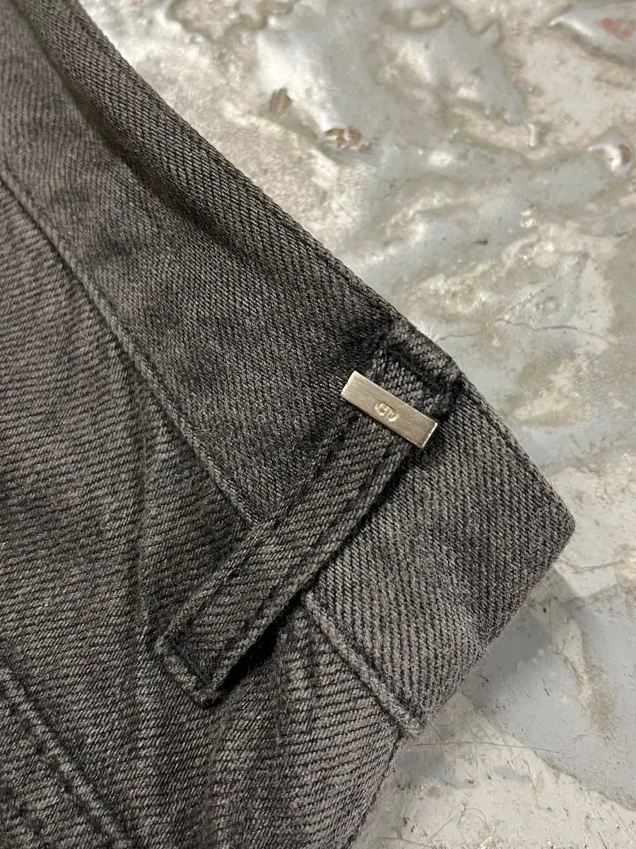 Dior Raw Grey Slim Jeans by Kris Van Assche BDvzLIz 8