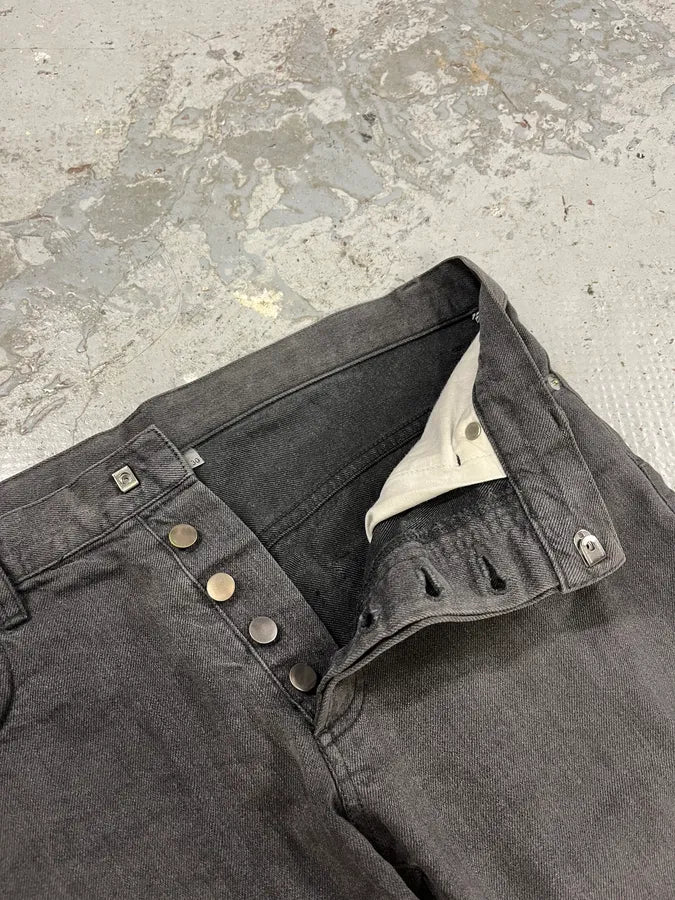 Dior Raw Grey Slim Jeans by Kris Van Assche BDvzLIz 9