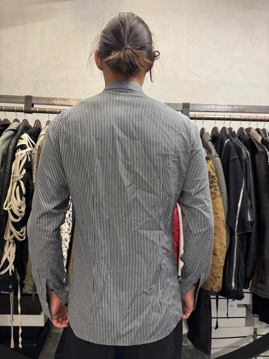 Dior Striped Black & White Premium Button-up Shirt ywZEHHg 2