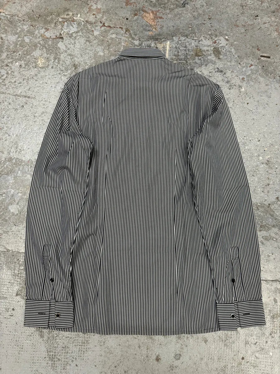 Dior Striped Black & White Premium Button-up Shirt ywZEHHg 7