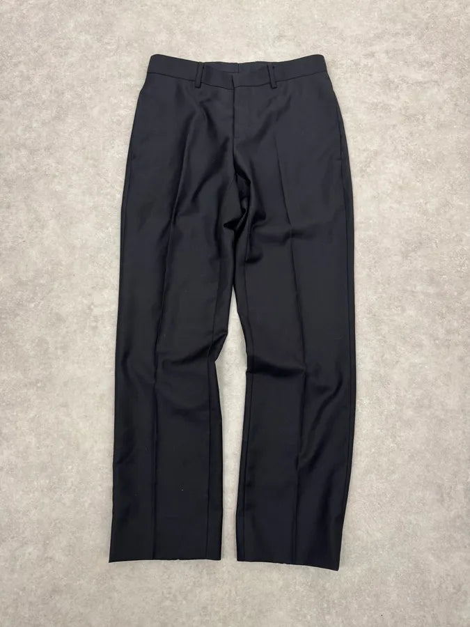 Dior Uniform Black Wool Classy Tailored Pants QJQYGiA 0