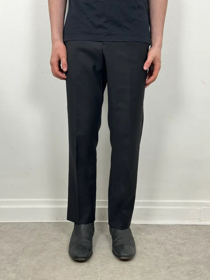 Dior Uniform Black Wool Classy Tailored Pants QJQYGiA 1
