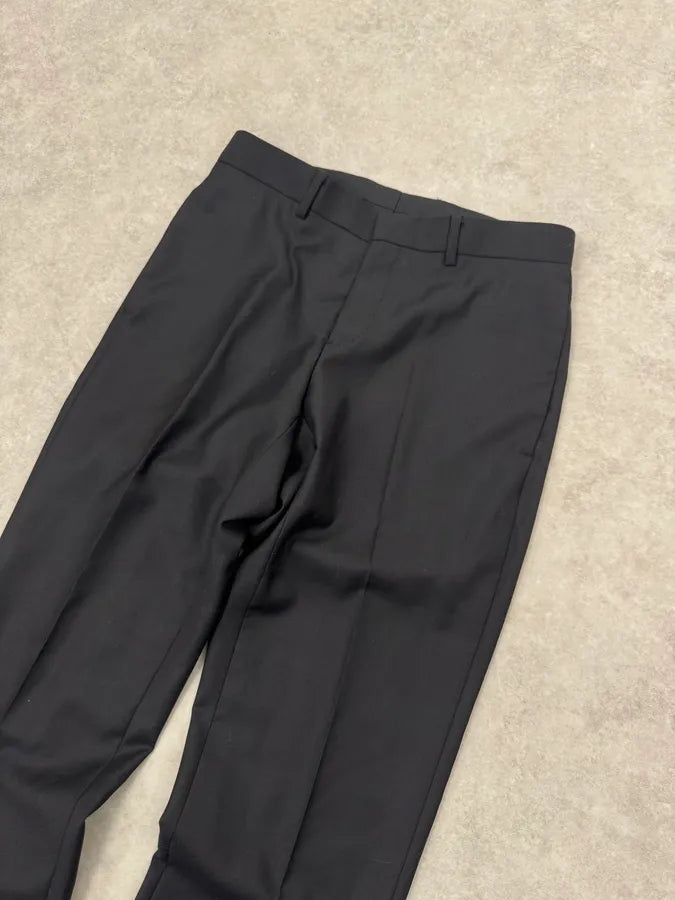 Dior Uniform Black Wool Classy Tailored Pants QJQYGiA 4