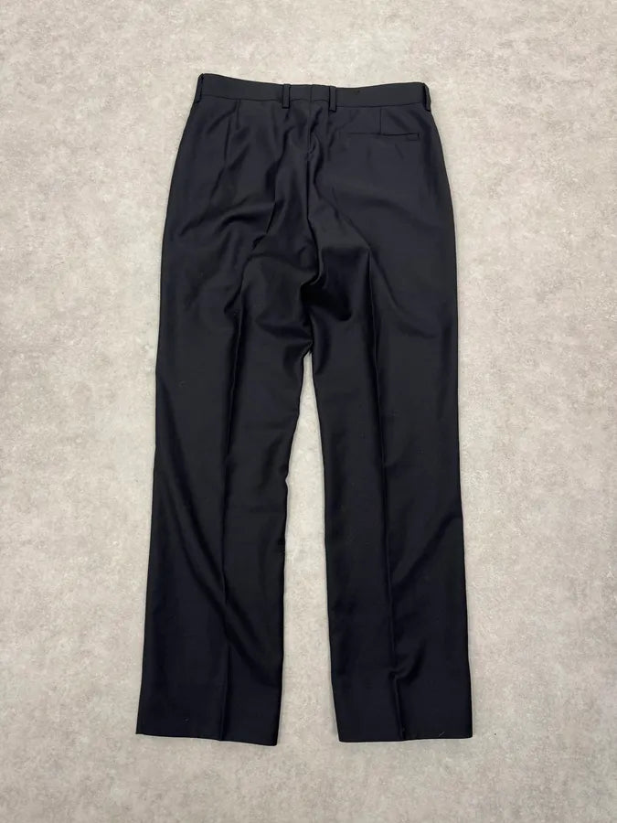 Dior Uniform Black Wool Classy Tailored Pants QJQYGiA 5