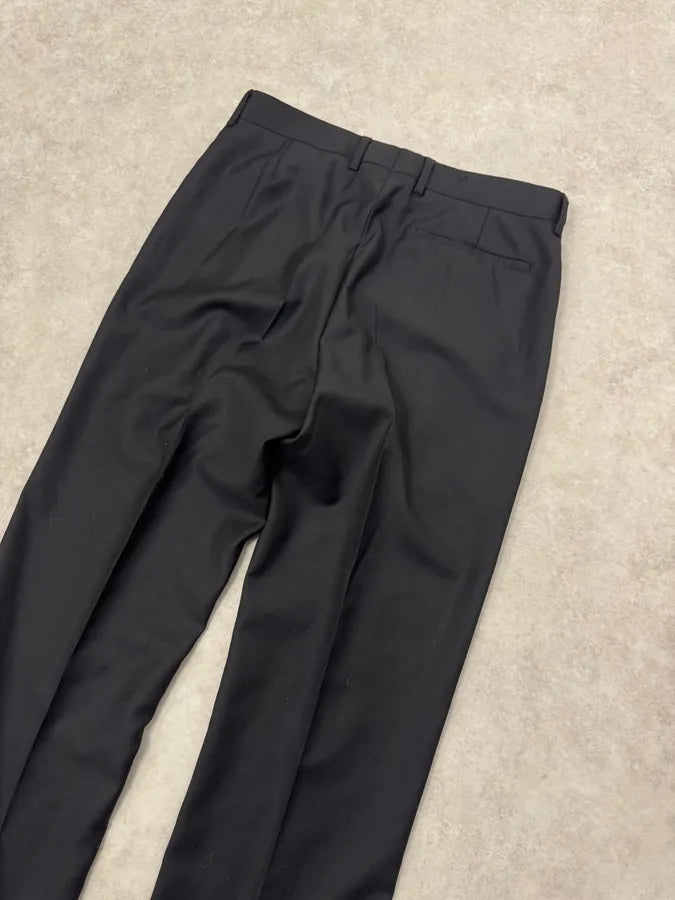 Dior Uniform Black Wool Classy Tailored Pants QJQYGiA 6