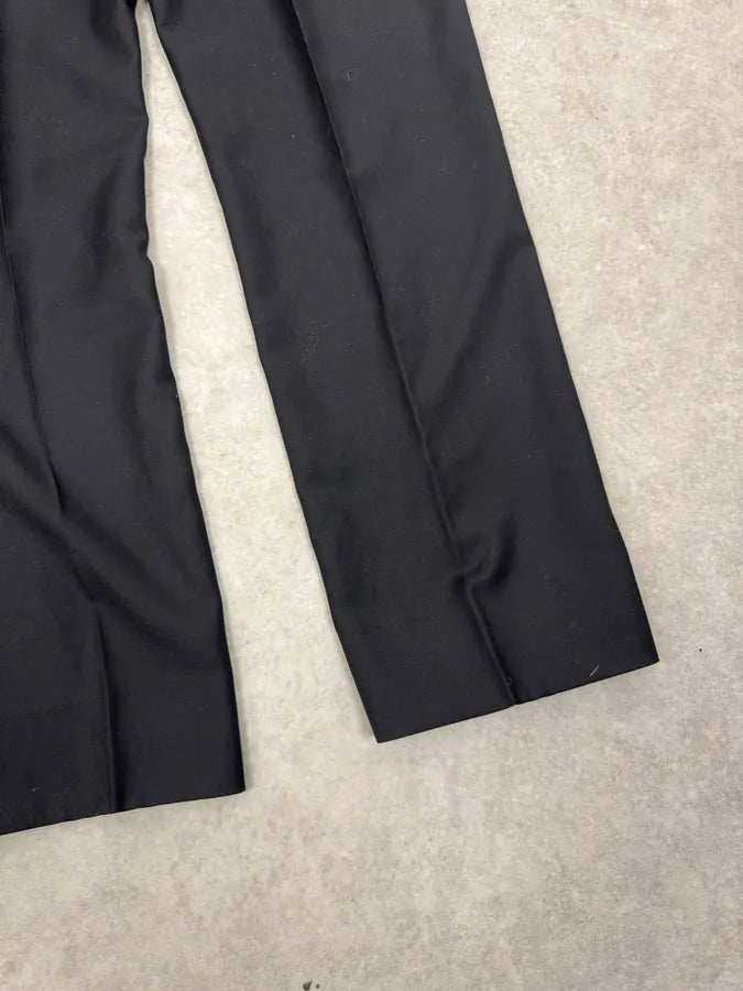 Dior Uniform Black Wool Classy Tailored Pants QJQYGiA 7